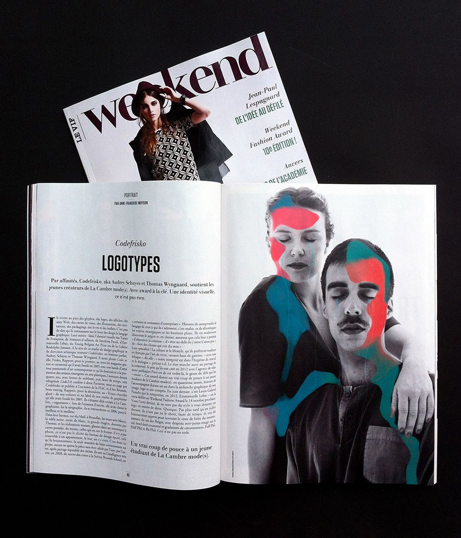 Weekend Le Vif — September Issue — Mode C'est Belge — 2013